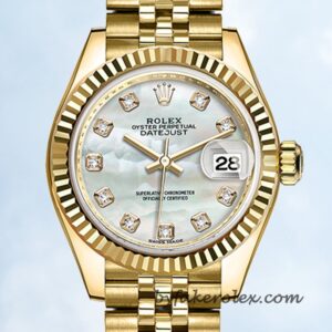 Rolex Datejust Ladies 28mm m279178-0025 President Bracelet/Jubilee Bracelet Gold-tone